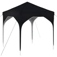 Syfax Pop-up Partyzelt 194 x 194 x 245 cm Antrazit