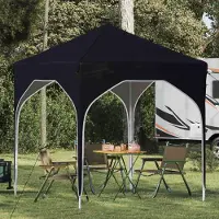 vidaXL Möbel Pop-up Partyzelt 194 x 194 x 245 cm AntrazitPavillons & Partyzelte - Pavillons & Partyzelte c6625