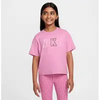 Nike G NSW TEE ESSENTIAL AOP MAGIC FLAMINGO/MAGIC FLAMINGO/