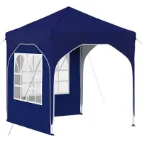Syfax Pop-up Partyzelt 192 x 192 x 245 cm Blau