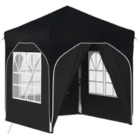 Syfax Pop-up Partyzelt 192 x 192 x 245 cm Antrazit