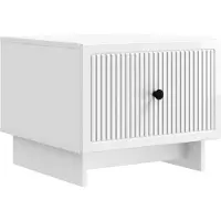 vidaXL Couchtisch Hochglanz Weiß 49 x 50 x 40 cm Holzwerkstoff