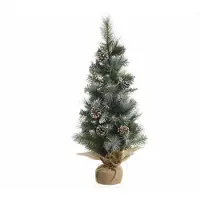 Everlands Weihnachtsbaum gefrostet 75cm mit Deko