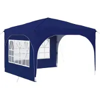 Syfax Pop-up Partyzelt 290 x 290 x 245 cm Blau