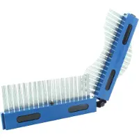 HEDUe Profilschablone PS1 - Konturenlehre mit Verbindungsgelenk im 2er Set (2 x 20 cm), Laminat Werkzeug, Schablone für Fliesen