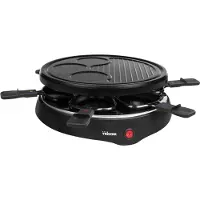 Tristar RA-2998 Raclette, 8 Person(en), Schwarz, Rund, Tasten, 0,8 m, 800 W