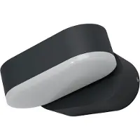Osram LED Aussenwandleuchte ENDURA STYLE MINI, alu / grau / zink, Aluminium, Modern, LED Wandleuchte außen