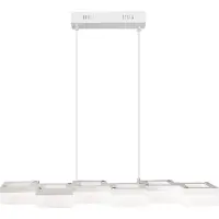 Näve - LED Pendelleuchte, Moggi, weiss, l: 75cm; b: 20cm; h: 120cm; 6086023