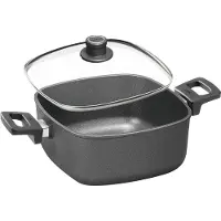 Woll 1024IL, 4 l, Quadratisch, Aluminium, Aluminium, Schwarz, Induktion