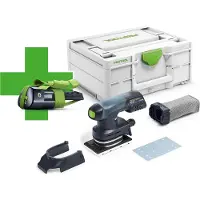 Festool RTSC 400-Basic-ERGO Akku Rutscher Schwingschleifer 18 V 80 x 130 mm ( 577028 ) Brushless + 1x Akku 3,0 Ah + Systainer - ohne Ladegerät