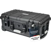 HMF ODK400 Outdoor-Trolley, Fotokoffer mit Rasterschaumstoff, 56 x 34,5 x 23 cm