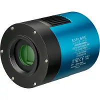 Explore Scientific Astrokamera 16MP Panasonic CMOS Sensor 4/3", aktive Kühlung, USB 3.0, Deep-Sky Mond Planeten Fotografie, inkl. Software