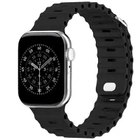 Accezz Ocean Armband für die Apple Watch | 38/40/41/42 mm – Schwarz