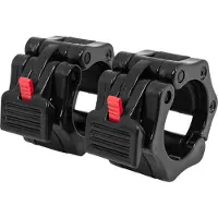 Gorilla Sports Hantelverschlüsse Paar – Olympische 2 Zoll / 50 mm – Schnellverschlüsse für Hantelstangen, Barbell Halsbänder & Langhantelklemmen