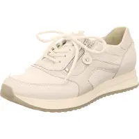 Waldlaufer Sporthalbschuhe Formsohle modisch in weiss/weiss kombi, Gr. 3.5
