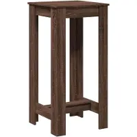 vidaXL Bartisch Braun Eichen-Optik 51x50x103,5 cm Holzwerkstoff