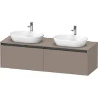 Duravit Waschtischunterschrank Ketho.2 160x55cm, B bs, bas. ma, 2 Ausz., wandhängend