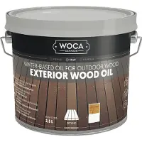 Woca Exterior Holzpflegeöl (Grundbehandlung und Pflege) Merbau 2,5 Liter