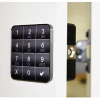 PS TEN Elektronikschloss Set mit Tastatur für öffentlichen Bereich, Zamak