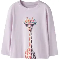 Name it Bluse - NmfVotea - Lavender Nebel/Giraffe Sonnenbrille - - 2 Jahre (92) - Blusen