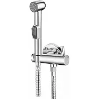 Aqualine Wandventil mit Bidet-Handbrause, Chrom