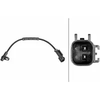 Hella Sensor Raddrehzahl 2-polig Hallsensor 295 mm Kabel für u.a. FORD TRANSIT