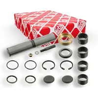 FEBI BILSTEIN Reparatursatz Achsschenkelbolzen 08526 unten passend für MERCEDES-BENZ O 301 186mm 2mm NBR (Nitril-Butadien-Kautschuk) 36,9mm 33mm