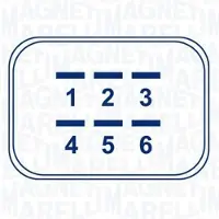 MAGNETI MARELLI Fensterheber 350103660000 vorne rechts für Opel Vaughall