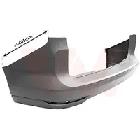 VAN WEZEL Heckstoßstange Stoßfänger Hinten für VW Caddy V Kombi (SBB, SBJ) Caddy V Kastenwagen (SBA, SBH) Caddy V California (SBB, SBJ)