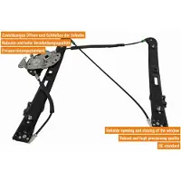 VAICO Fensterheber E46 vorne rechts ohne Motor [Hersteller-Nr. V20-0654] für BMW