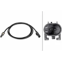 Hella Sensor Raddrehzahl 2-polig Hallsensor 1.742 mm Kabel für u.a. VW CRAFTER
