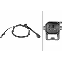 Hella Sensor Raddrehzahl 2-polig Hall 850 mm Kabel für u.a. LAND ROVER DISCOVERY