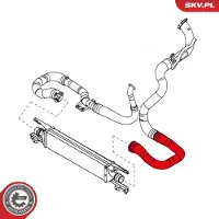 ESEN SKV 24SKV768 Turbo Ladeluftschlauch für OPEL Corsa D Schrägheck (S07) für VAUXHALL Corsa Mk III (D) Schrägheck (S07)