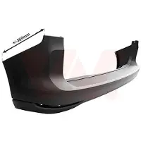 VAN WEZEL Heckstoßstange Stoßfänger Hinten für VW Caddy V Kombi (SBB, SBJ) Caddy V Kastenwagen (SBA, SBH) Caddy V California (SBB, SBJ)
