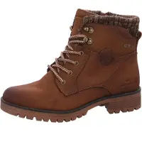 Tom Tailor Schnürstiefel Braun