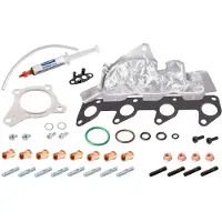 FEBI BILSTEIN 190126 Montagesatz Turbolader für VW GOLF VI (5K1) Polo Schrägheck (6R1, 6C1) GOLF PLUS (5M1, 521) Caddy III Kombi (2KB, 2KJ, 2CB, 2CJ)