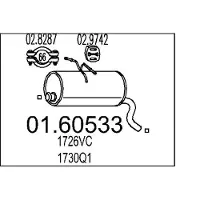 MTS Endschalldämpfer 01.60533