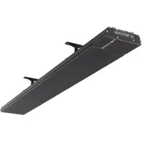 Heatstrip Design Dunkelstrahler: 3200 Watt - mit Fernbedienung und App Schwarz