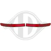 Diederichs Rückstrahler ZUB00229 Hinten für VW Golf IV Schrägheck (1J1)