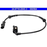 Ate ABS Sensor Raddrehzahl Hinten Rechts für RENAULT Sandero / Stepway I (BS) 24.0710-2043.3