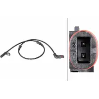 Hella Sensor Raddrehzahl 2-polig Hallsensor 762 mm Kabel für u.a. MB C-KLASSE
