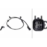 Hella Sensor Raddrehzahl 2-polig Hallsensor 1.016 mm Kabel für TESLA MODEL