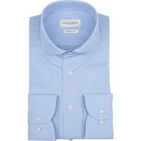 Profuomo Japanese Knitted Hemd Hellblau