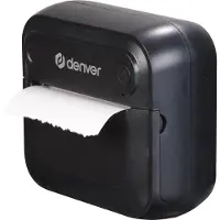 Denver Mini-Taschendrucker - Aufkleberdrucker - Bluetooth - Thermopapier - Schwarz