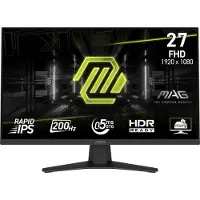 MSI MAG 274F, 68,6 cm (27"), 1920 x 1080 Pixel, Full HD, LCD, 0,5 ms, Schwarz