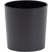 Siena Garden Pflanzgefäss Lens graphit Kunststoff 25 cm