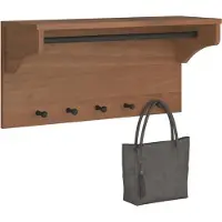 vidaXL Wandgarderobe SANDNES 87x30x42 cm Massivholz Kiefer