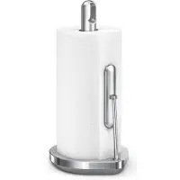 Simplehuman Küchenrollenhalter, Wandhalterung, gebürsteter Edelstahl