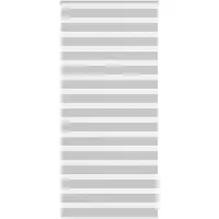 vidaXL Doppelrollo Hellgrau 110x230 cm Stoffbreite 105,9 cm Polyester