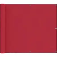 vidaXL Balkonsichtschutz Rot 100 x 200 cm Oxford-Stoff